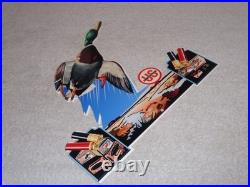 Vintage Us Ammunition Duck Hunting Metal Gun Bullet United States Gasoline Sign