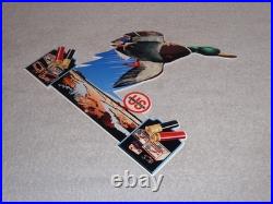 Vintage Us Ammunition Duck Hunting Metal Gun Bullet United States Gasoline Sign