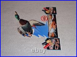 Vintage Us Ammunition Duck Hunting Metal Gun Bullet United States Gasoline Sign