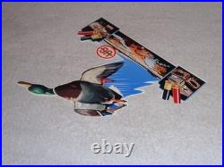 Vintage Us Ammunition Duck Hunting Metal Gun Bullet United States Gasoline Sign