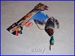 Vintage Us Ammunition Duck Hunting Metal Gun Bullet United States Gasoline Sign