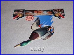 Vintage Us Ammunition Duck Hunting Metal Gun Bullet United States Gasoline Sign