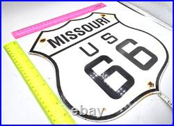 Vintage Us Route 66 Missouri Az Porcelain Metal Highway Sign Gas Oil Road Shield Vintage Us Route 66 Missouri Az Porcelain Metal Highway Sign Gas Oil Road Shield