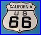 Vintage-Us-Route-66-Porcelain-Gasoline-California-Road-Trip-Shield-Pump-Sign-01-mtdy