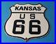 Vintage-Us-Route-66-Porcelain-Gasoline-Kansas-Auto-Road-Trip-Shield-Pump-Sign-01-vmp