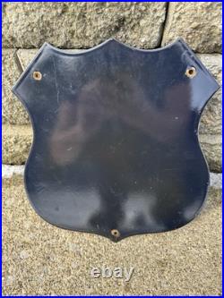 Vintage Us Route 66 Porcelain Metal Highway Sign Gas Station Oil Road Shield