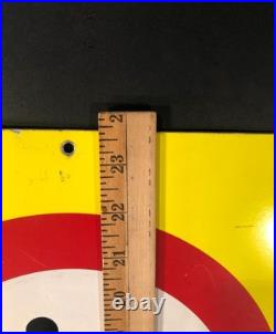 Vintage Very Unusual No Skiing Sign Without A Red Diagonal Slash Line On It