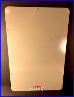 Vintage Very Unusual No Skiing Sign Without A Red Diagonal Slash Line On It
