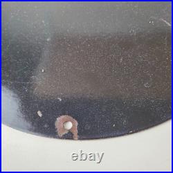 Vintage Vico Motor Oil Sign Porcelain Walt Disney Gasoline Pump Plate Sign