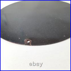 Vintage Vico Motor Oil Sign Porcelain Walt Disney Gasoline Pump Plate Sign