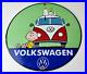 Vintage-Volkswagen-Sign-Snoopy-VW-Sales-Automobile-Gas-Pump-Porcelain-Sign-01-hh