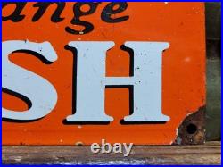 Vintage Ward's Orange Crush Porcelain Sign Old Soda Cola Beverage Advertising