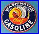 Vintage-Washington-Gasoline-Porcelain-Gas-Oil-Pump-Plate-Indian-USA-Service-Sign-01-ngdr
