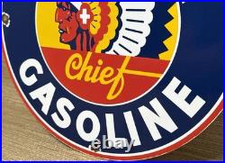 Vintage Washington Gasoline Porcelain Sign, Gas Station, Pump Plate, Motor Oil