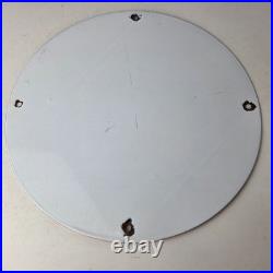 Vintage Washington Gasoline Sign Indian Chief Gas Porcelain Service Pump Sign