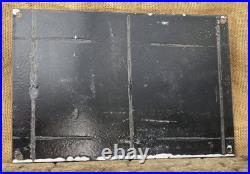 Vintage Weatherby Mark V Porcelain Sign Houston 12×8