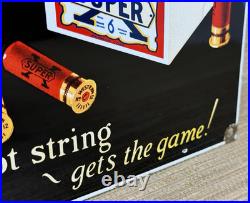 Vintage Western Ammunition Porcelain Sign Rifle Shot Gun Disney Mickey Goofy