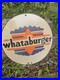Vintage-Whataburger-Porcelain-Sign-Nice-Rare-Early-Made-Logo-01-yktf