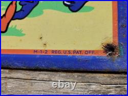 Vintage Whistle Sign Old Metal Tin Tacker Soda Cola Pop Beverage Drink Food 27