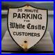 Vintage-White-Castle-Porcelain-Sign-Buy-Them-By-Sack-Hamburger-Krystal-12-X-10-01-ga