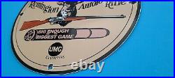 Vintage Winchester Porcelain Sales Ammo Rifle Hunting Sports Service Sales Sign