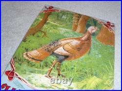 Vintage Winchester Shotgun Shells Turkey Hunting 1' Porcelain Metal Gas Oil Sign Vintage Winchester Shotgun Shells Turkey Hunting 1' Porcelain Metal Gas Oil Sign