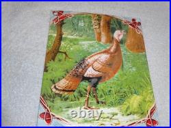 Vintage Winchester Shotgun Shells Turkey Hunting 1' Porcelain Metal Gas Oil Sign