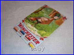 Vintage Winchester Shotgun Shells Turkey Hunting 1' Porcelain Metal Gas Oil Sign