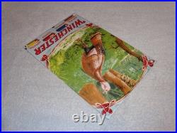 Vintage Winchester Shotgun Shells Turkey Hunting 1' Porcelain Metal Gas Oil Sign