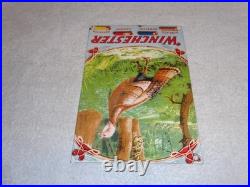 Vintage Winchester Shotgun Shells Turkey Hunting 1' Porcelain Metal Gas Oil Sign