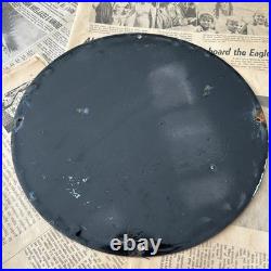 Vintage Wrigley's Chewing Gum Three Flavors 12 Inch Porcelain Enamel Sign