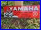Vintage-Yamaha-Porcelain-Sign-35-X-12-Sales-Service-Parts-Gas-Oil-Snow-Mobile-01-szxl