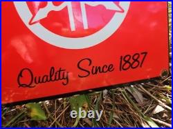 Vintage Yamaha Porcelain Sign 35 X 12 Sales Service Parts Gas Oil, Snow Mobile Vintage Yamaha Porcelain Sign 35 X 12 Sales Service Parts Gas Oil, Snow Mobile