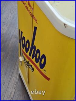 Vintage Yoo-Hoo In Store Beverage Ice Cooler 32 Tall With Lid and Drain