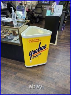 Vintage Yoo-Hoo In Store Beverage Ice Cooler 32 Tall With Lid and Drain