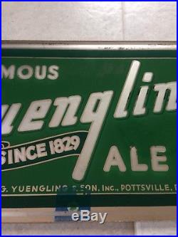 Vintage Yuengling Beer Ale Advertising Sign ROG Reverse On Glass Pottsville PA