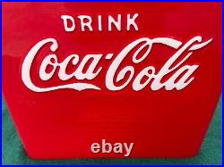 Vintage coca cola cooler