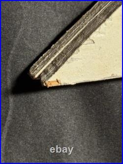 Vintage double Sided Wood Sign From Schneider Auto Center In Trinway, Ohio