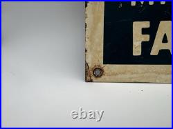 Vintage farmers co-op metal agriculture advertising sign Vintage farmers co-op metal agriculture advertising sign