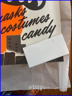 Vintage halloween store sign From Ben Franklin Variety Store 50's-60's Vintage halloween store sign From Ben Franklin Variety Store 50's-60's