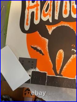 Vintage halloween store sign From Ben Franklin Variety Store 50's-60's Vintage halloween store sign From Ben Franklin Variety Store 50's-60's