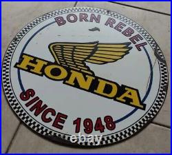Vintage honda motorcycle signs Vintage honda motorcycle signs