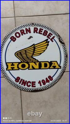Vintage honda motorcycle signs Vintage honda motorcycle signs
