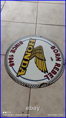 Vintage honda motorcycle signs Vintage honda motorcycle signs