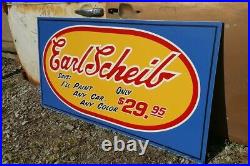 Vintage look Old Style Earl Scheib body shop Sign 60s look hot rod garage art