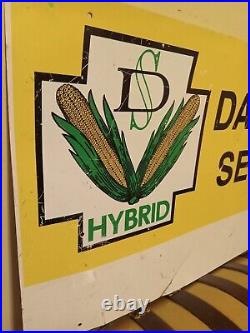 Vintage orig. Dahalco Seeds, metal sign, 36 X 23 inch