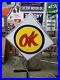 Vintage-original-CHEVROLET-CHEVY-OK-USED-CARS-Lighted-AUTO-Dealer-SIGN-3-x-6-01-kxz