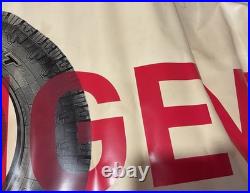 Vintage toyo tires Tire Banner Advertising Sign 60 by 35 1/2