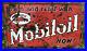 Vtg-1930s-Mobiloil-Gargoyle-Drain-Refill-SSP-Porcelain-Sign-5x3-Mobil-Oil-01-vqr