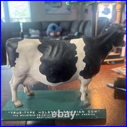 Vtg 1950s True Type Holstein Friesian Cow the Holstein Association of America
